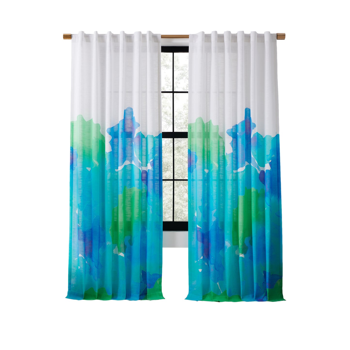 Rochelle Porter Caribbean Sea Curtain Panel