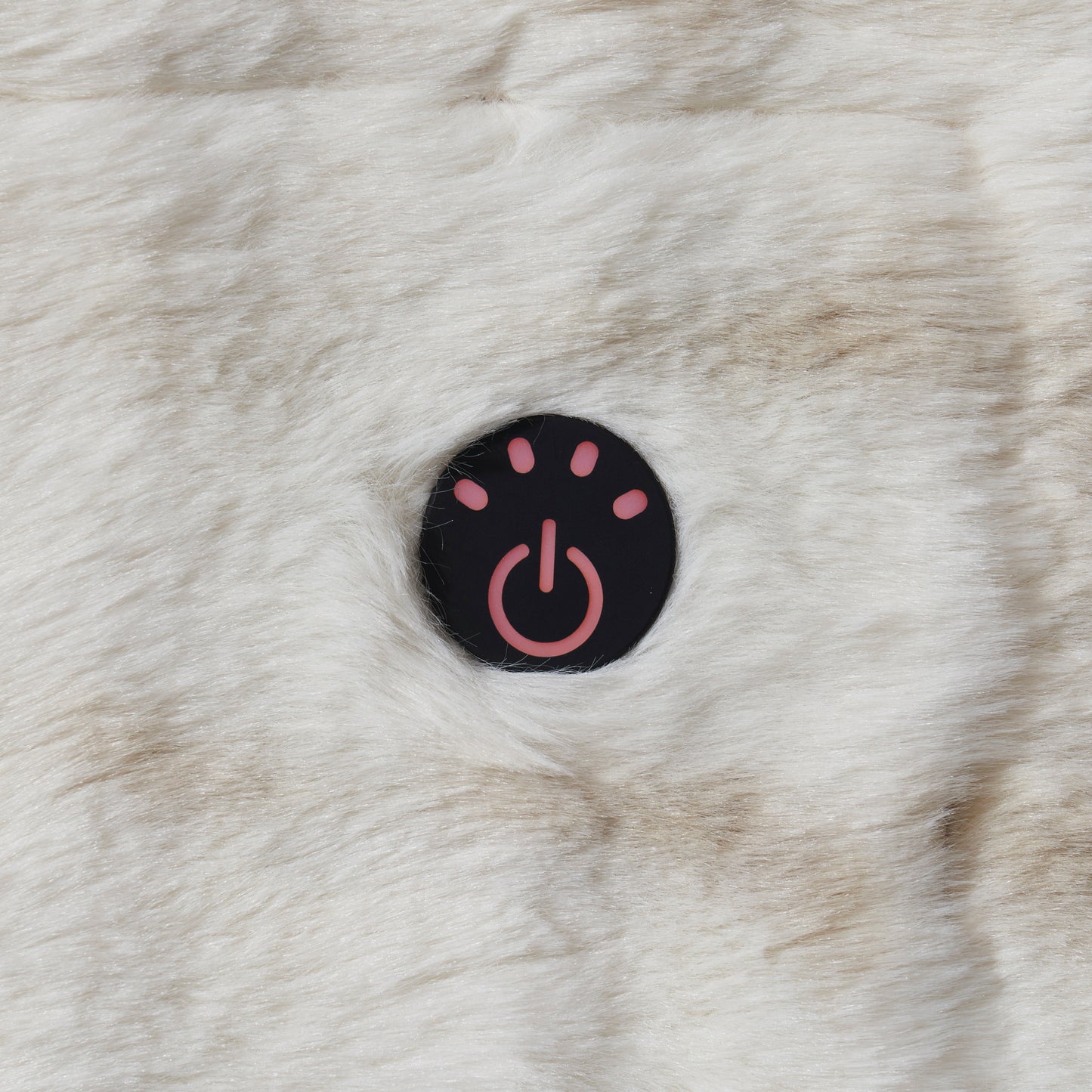Brookstone Luxe Faux Fur Heated Throw