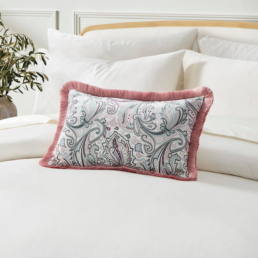 Ted Baker Paisley Fringe Decorative Pillow