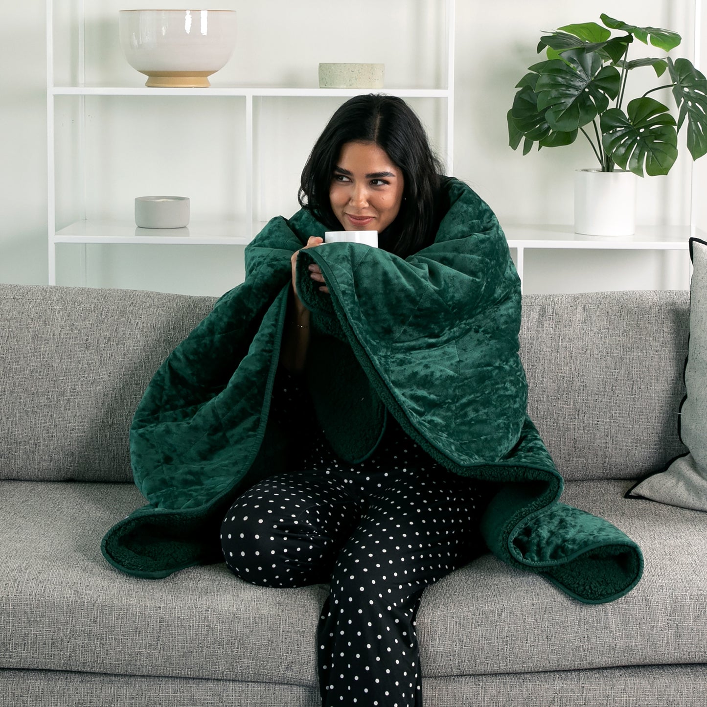 Brookstone Coziest Heated Throw