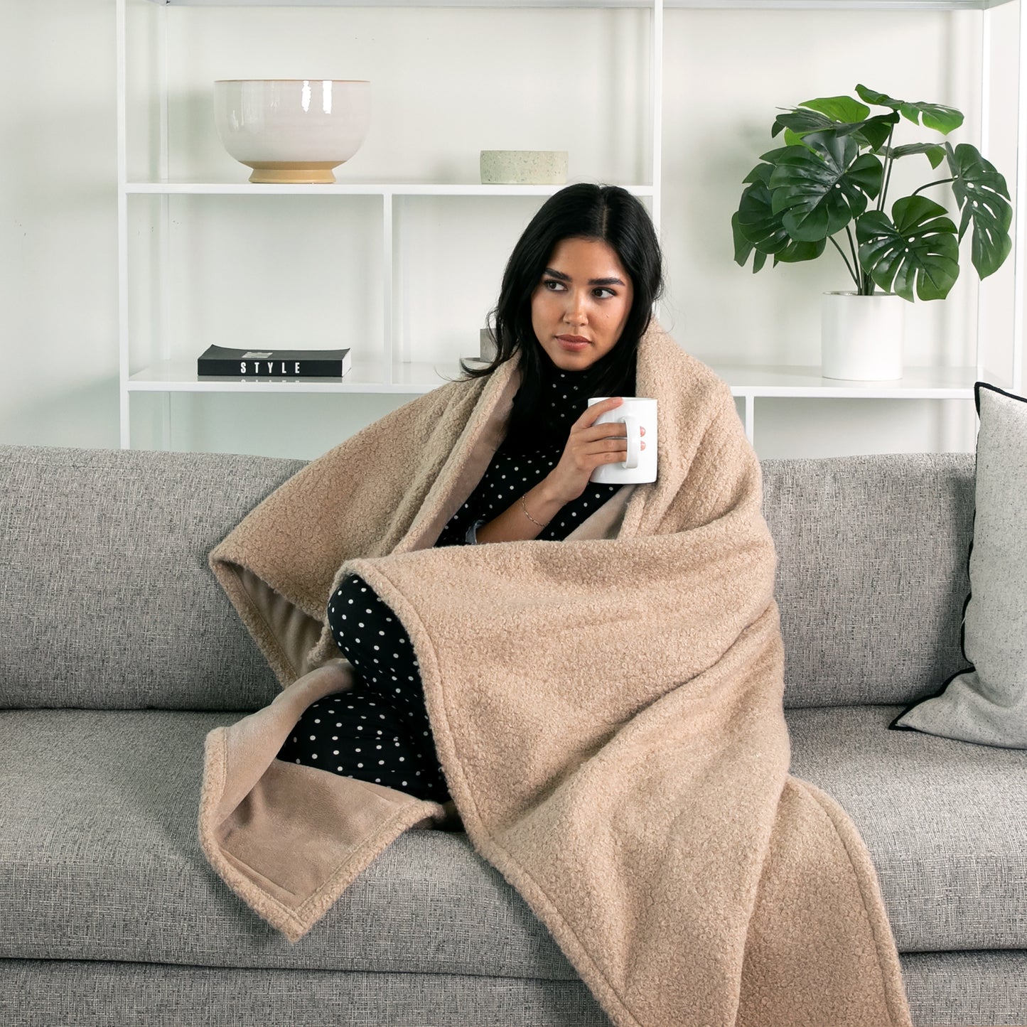Brookstone Coziest Heated Throw