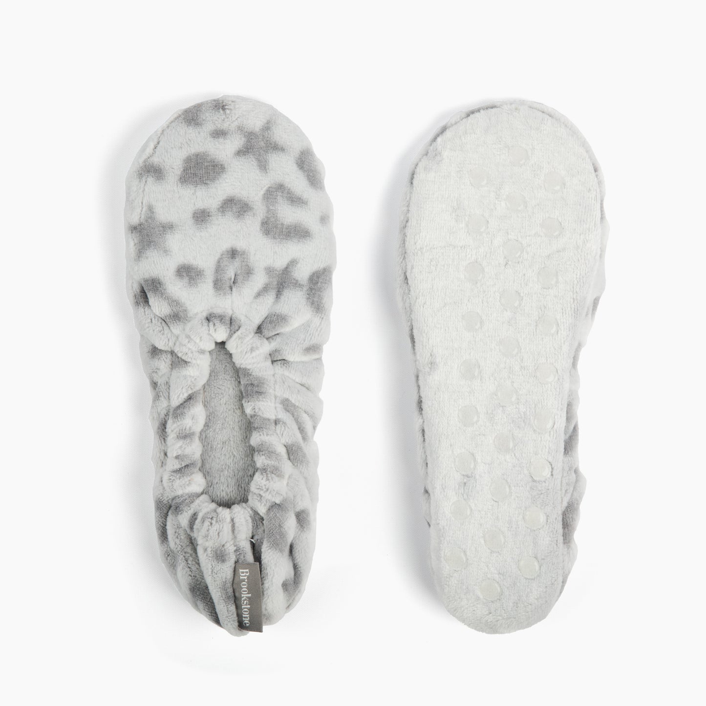 Brookstone Sculpted Leopard Plush Footies