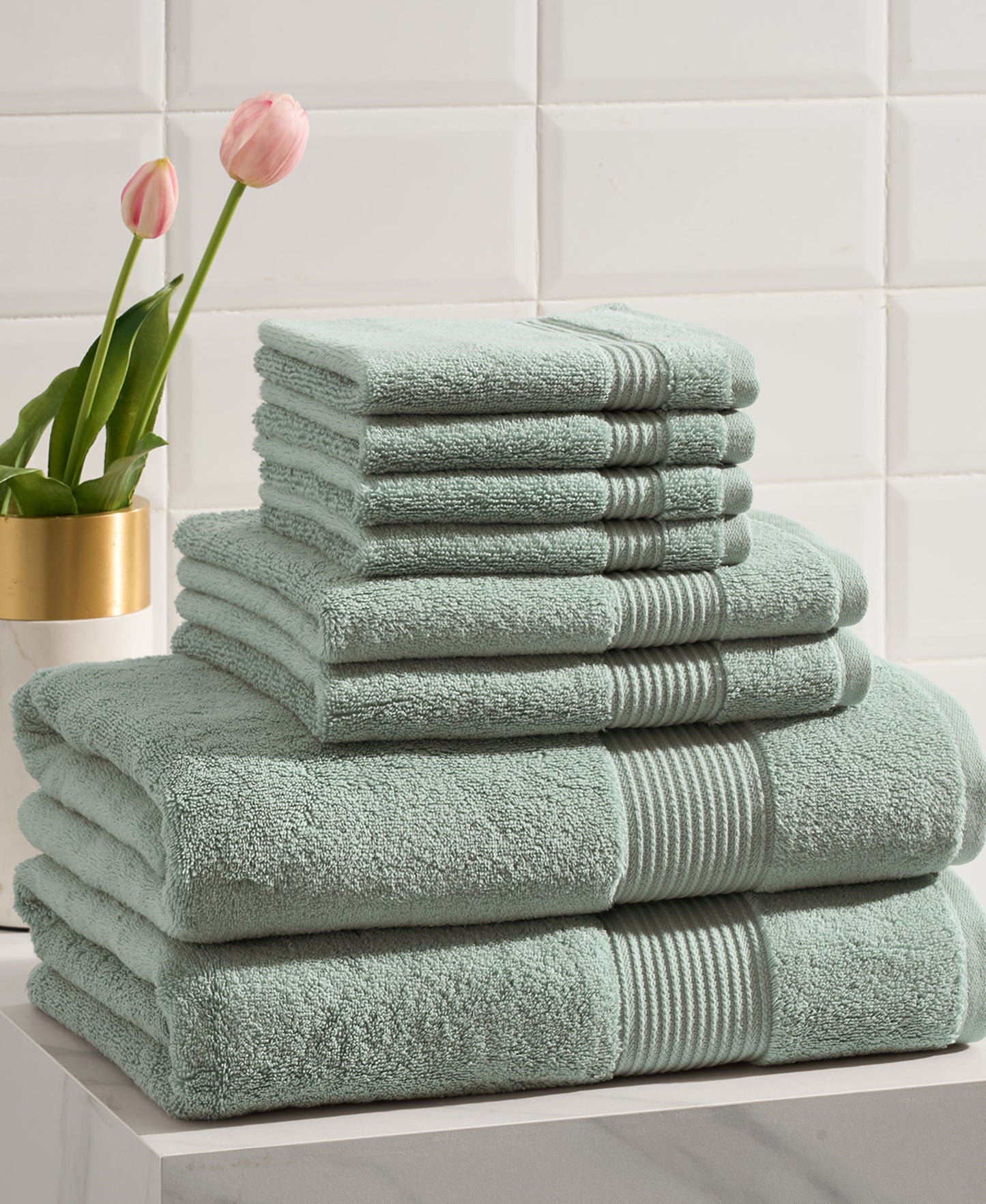 Ted Baker Solid 8-Piece Towel Set
