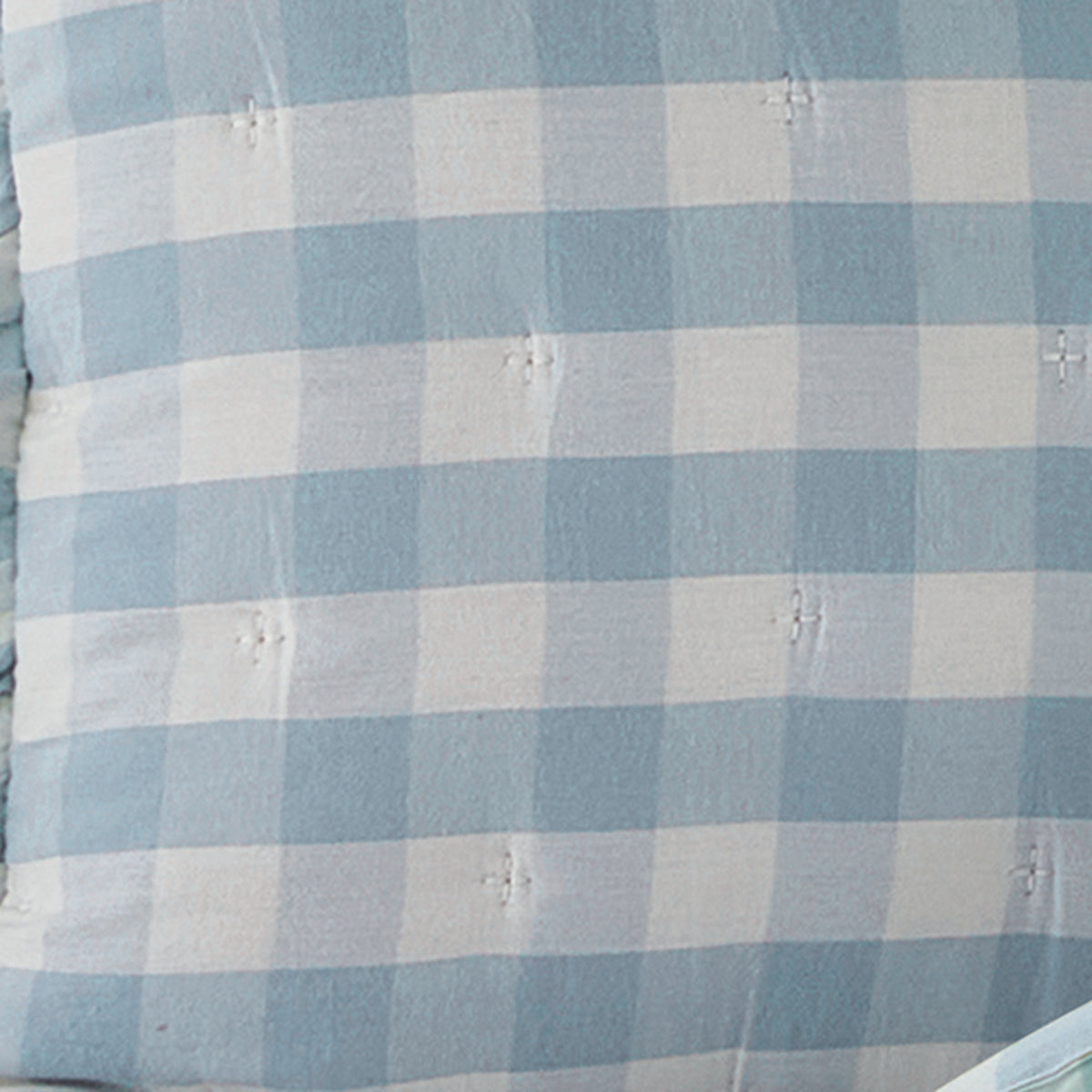 Peri Home Gingham & Stripe Reversible Quilt