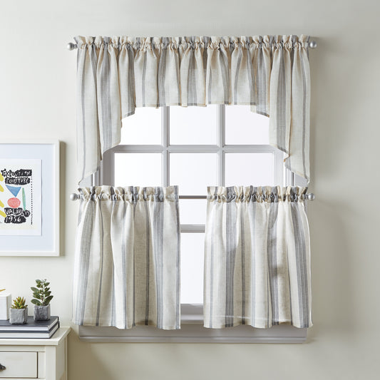 Curtainworks Mckenzie Tier & Valance Separates