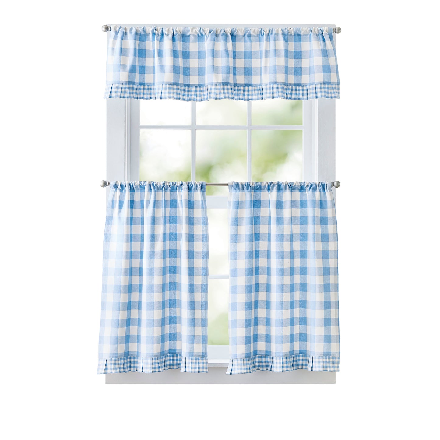 Curtainworks Buffalo Plaid Valance
