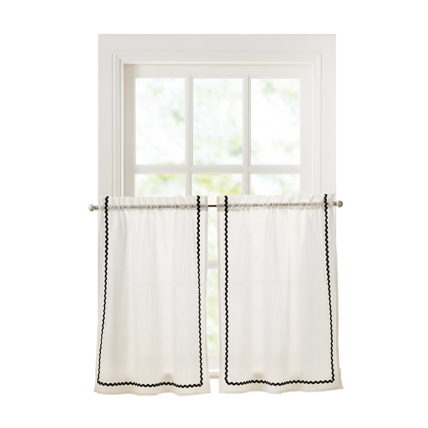 Curtainworks Rita Tailored 2-Piece Tier Set