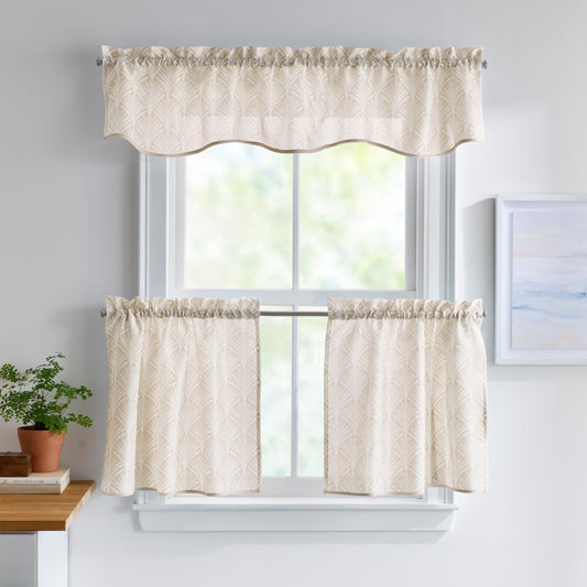Curtainworks Fan Scallop Tier Set