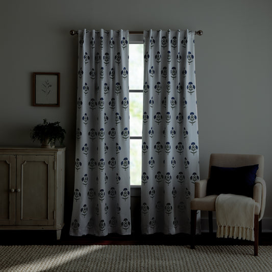 Martha Stewart Ayana Blackout Curtain, Set of 2 Panels