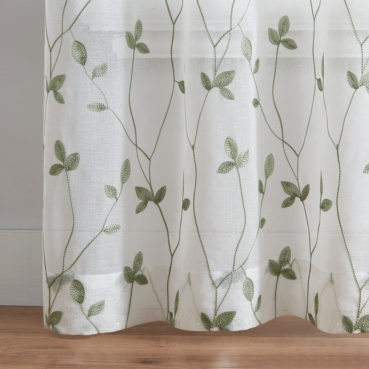 Curtainworks Botanical Embroidery Curtain Panel Pair