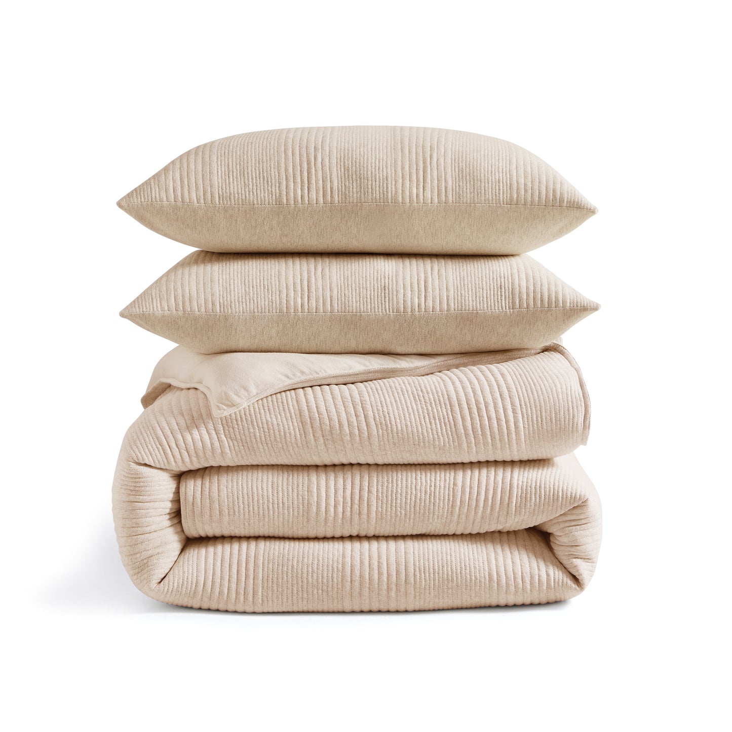 DKNY Pure Ribbed Jersey Comforter Set