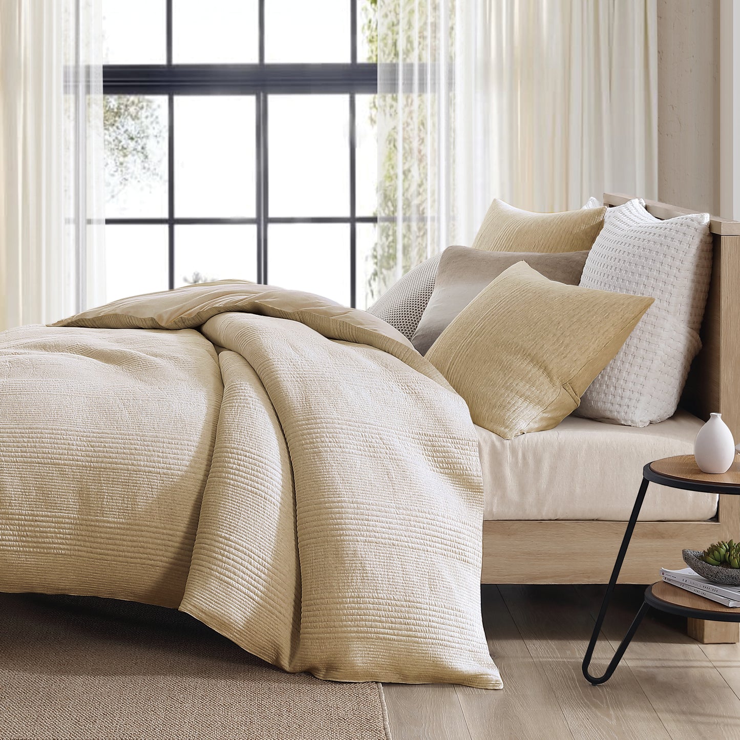 DKNY Pure Ribbed Jersey Comforter Set