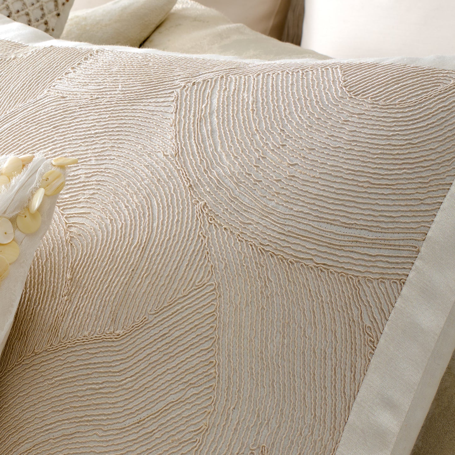 Donna Karan Home Cord Swirl Decorative Pillow, 20" x 20"