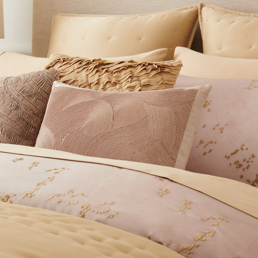 Donna Karan Home Cord Swirl Decorative Pillow, 14" x 20"