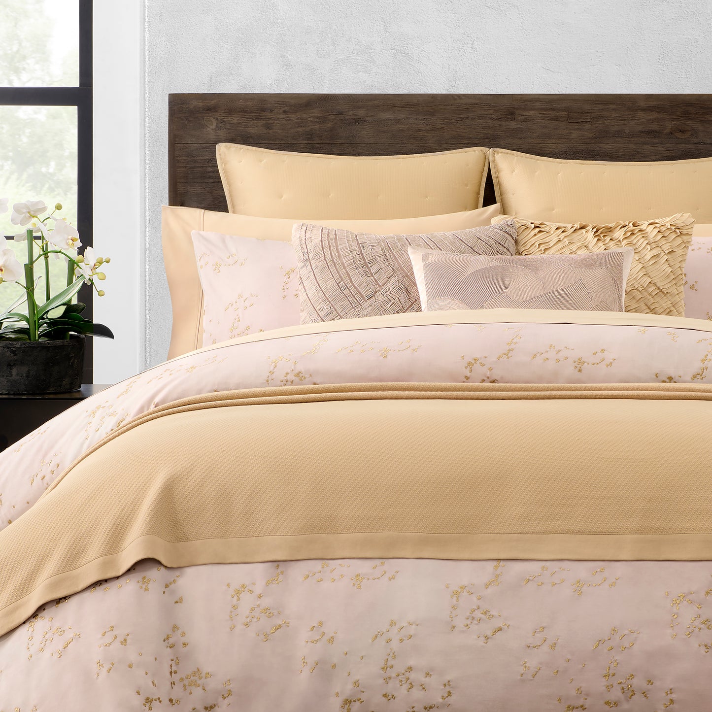 Donna Karan Home Cord Swirl Decorative Pillow, 14" x 20"