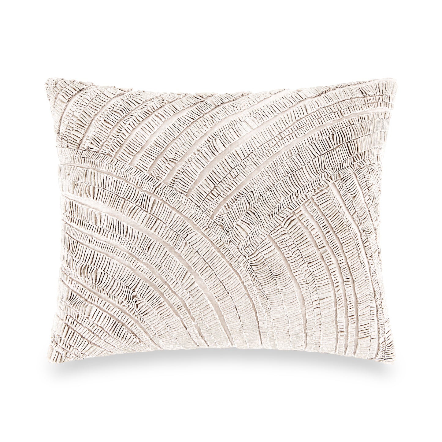 Donna Karan Home Foil Printed and Textured Decorative Pillow, 16" x 20"