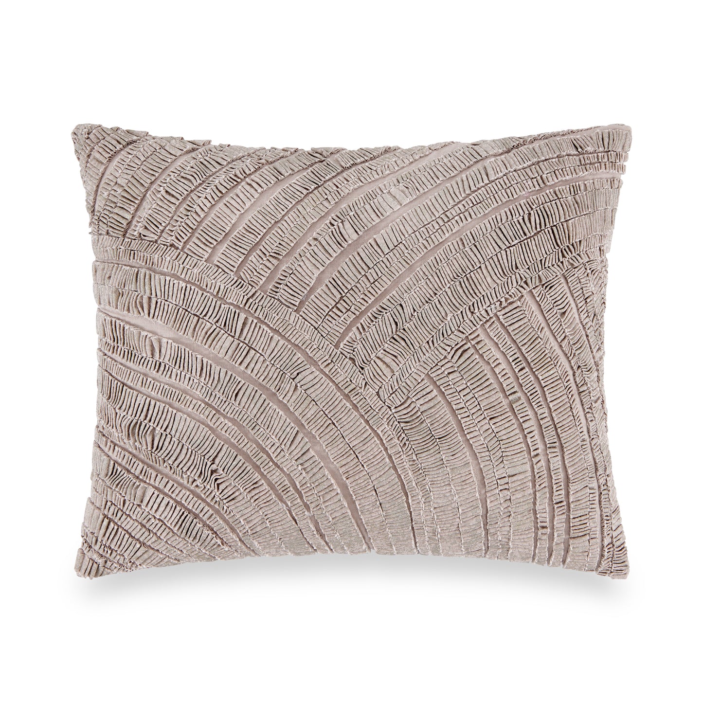 Donna Karan Home Foil Printed and Textured Decorative Pillow, 16" x 20"