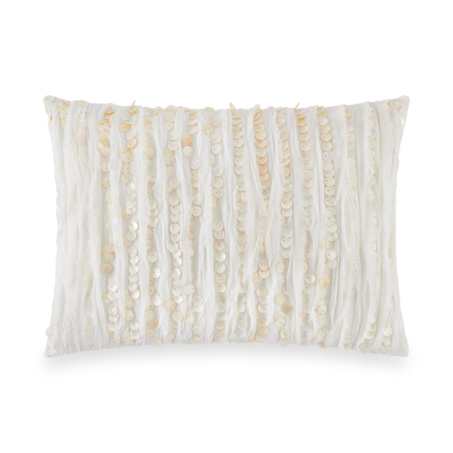 Donna Karan Home Flutter Decorative Pillow, 14" x 20"