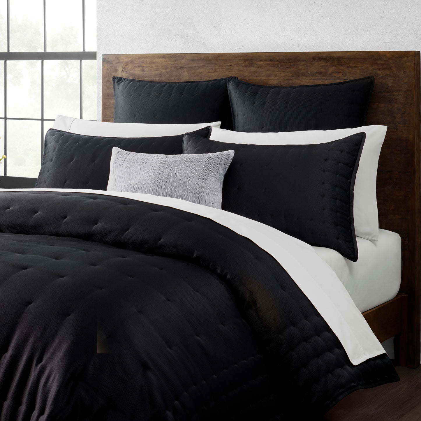 Donna Karan Home Hammered Silk Quilt Collection
