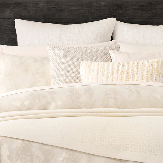 Donna Karan Home Beaded Netting Decorative Pillow, 18" x 18"