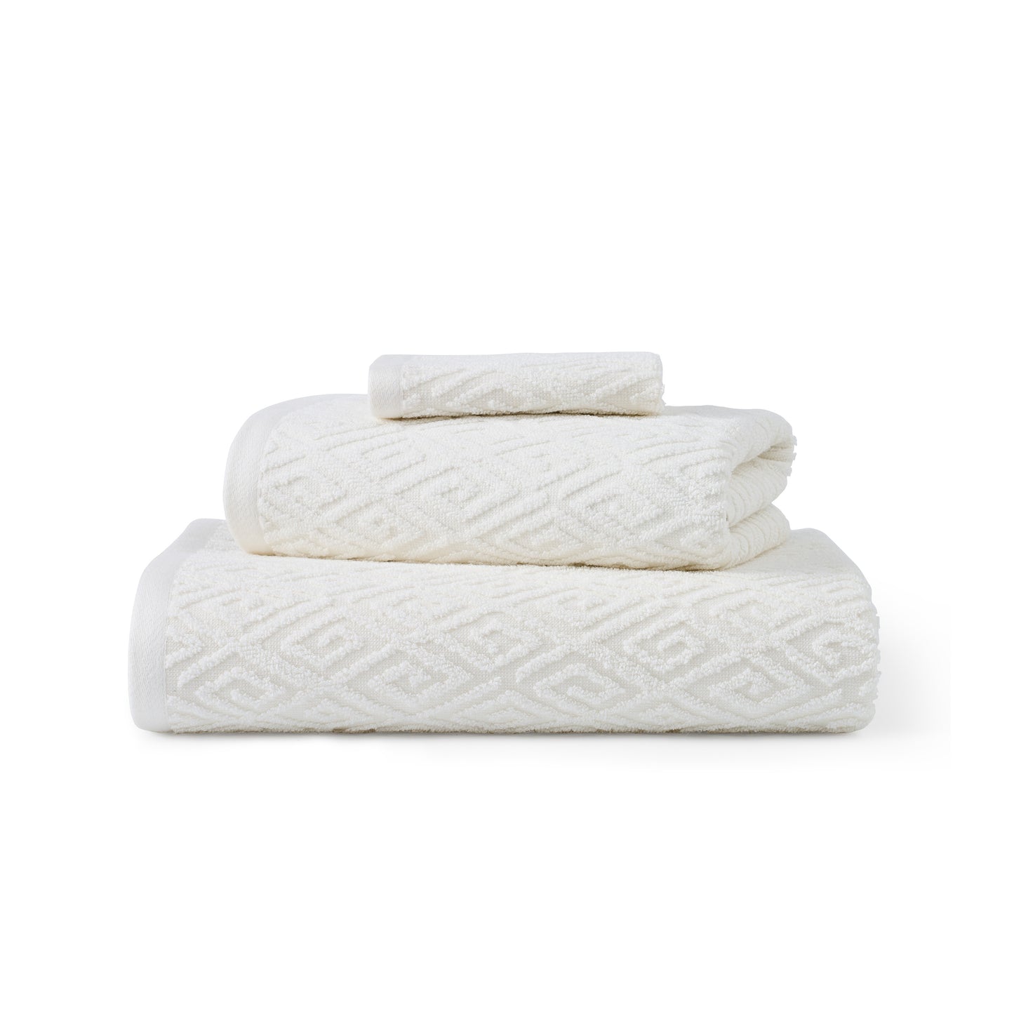 John Robshaw Maze Solid Texture Towel Collection