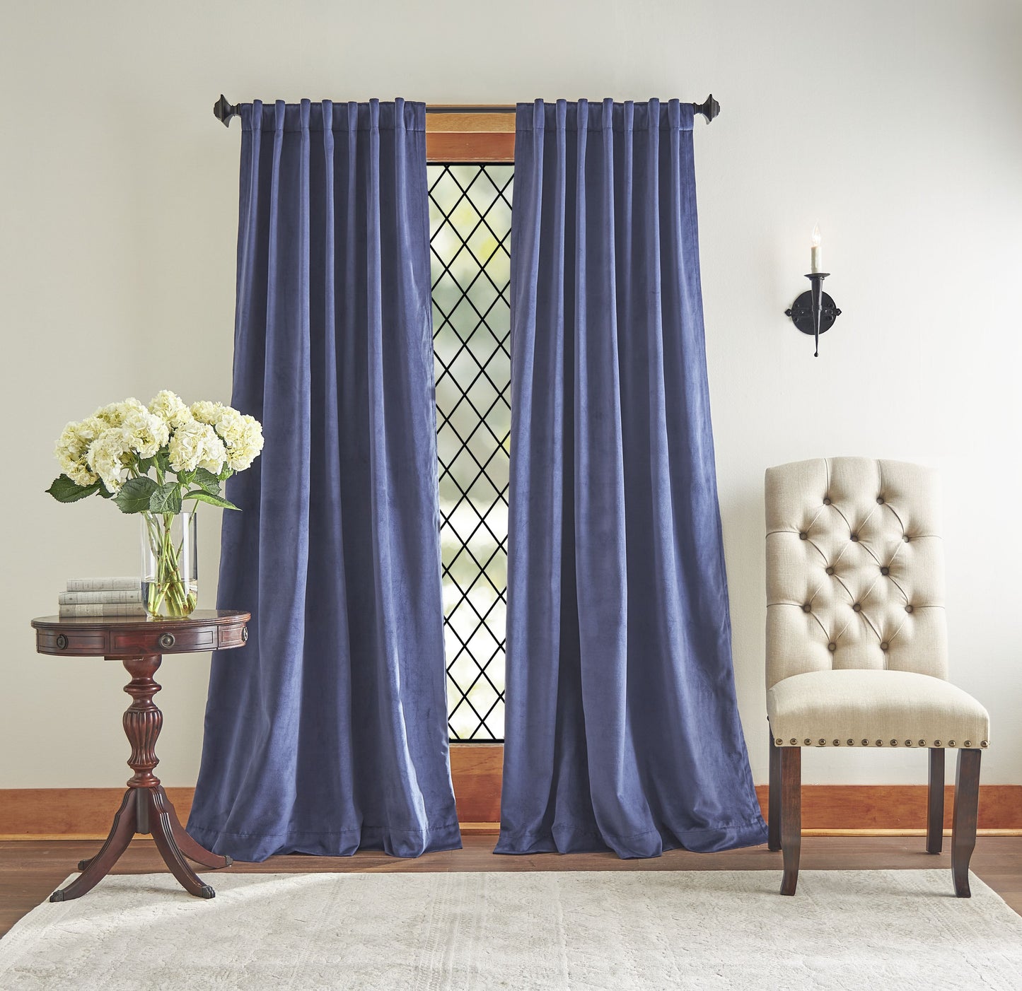 Martha Stewart Lucca Velvet Blackout Curtain Panel