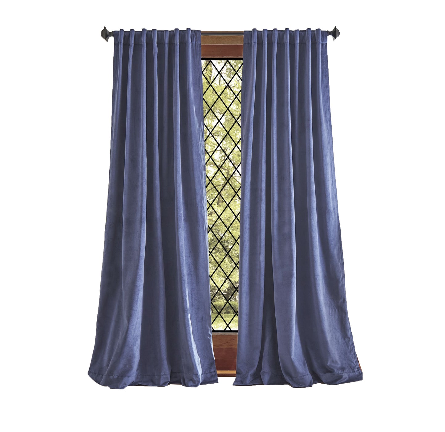 Martha Stewart Lucca Velvet Blackout Curtain Panel