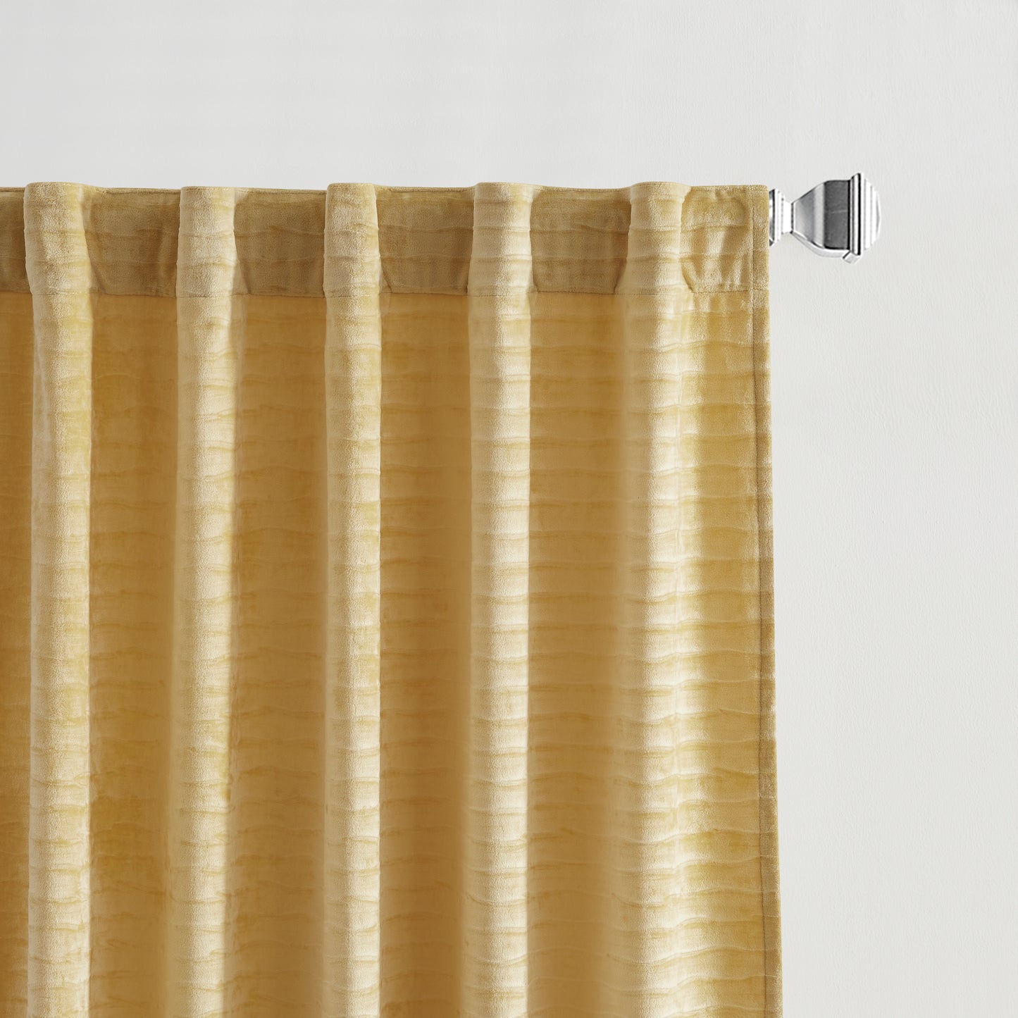 Martha Stewart Wave Embossed Curtain Panel Pair