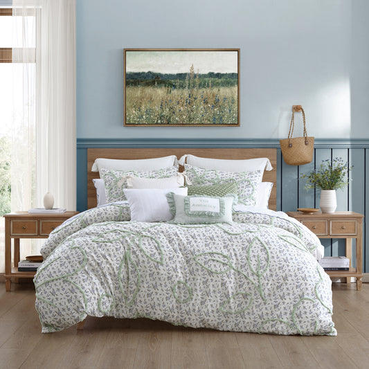 Peri Home Blueberry Chenille Duvet Set