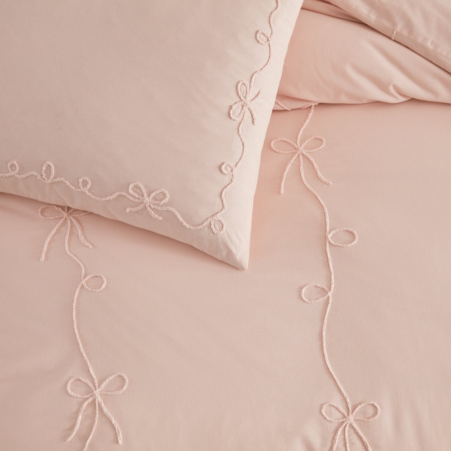 Peri Home Sasha Bows Duvet Set Collection