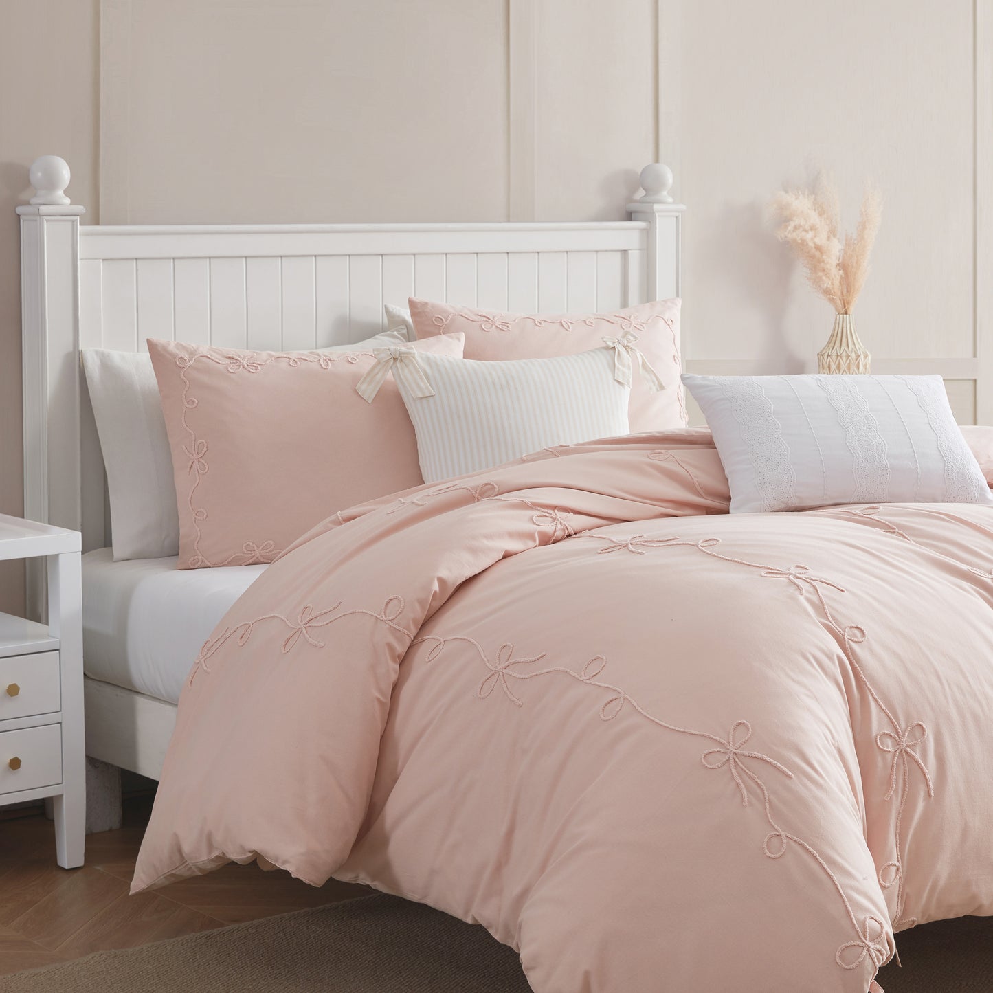 Peri Home Sasha Bows Duvet Set Collection