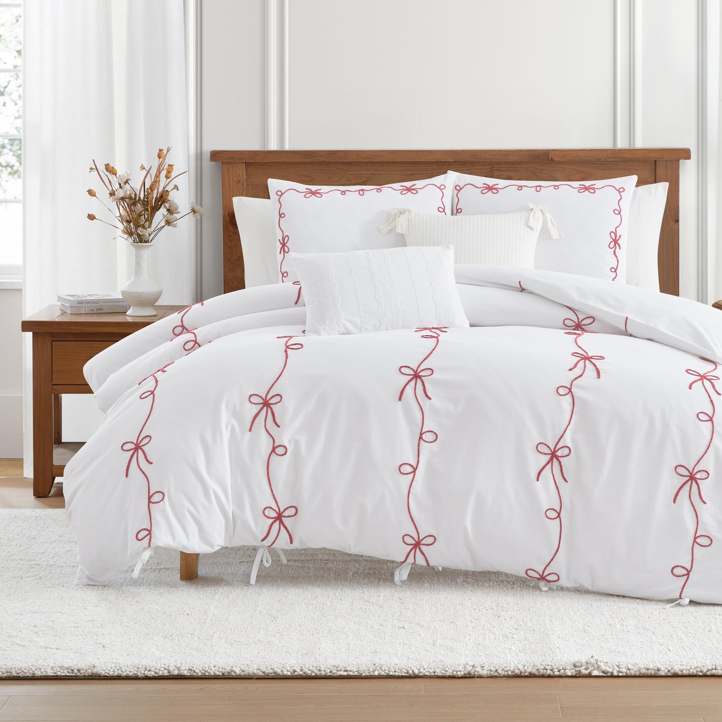 Peri Home Sasha Bows Duvet Set Collection