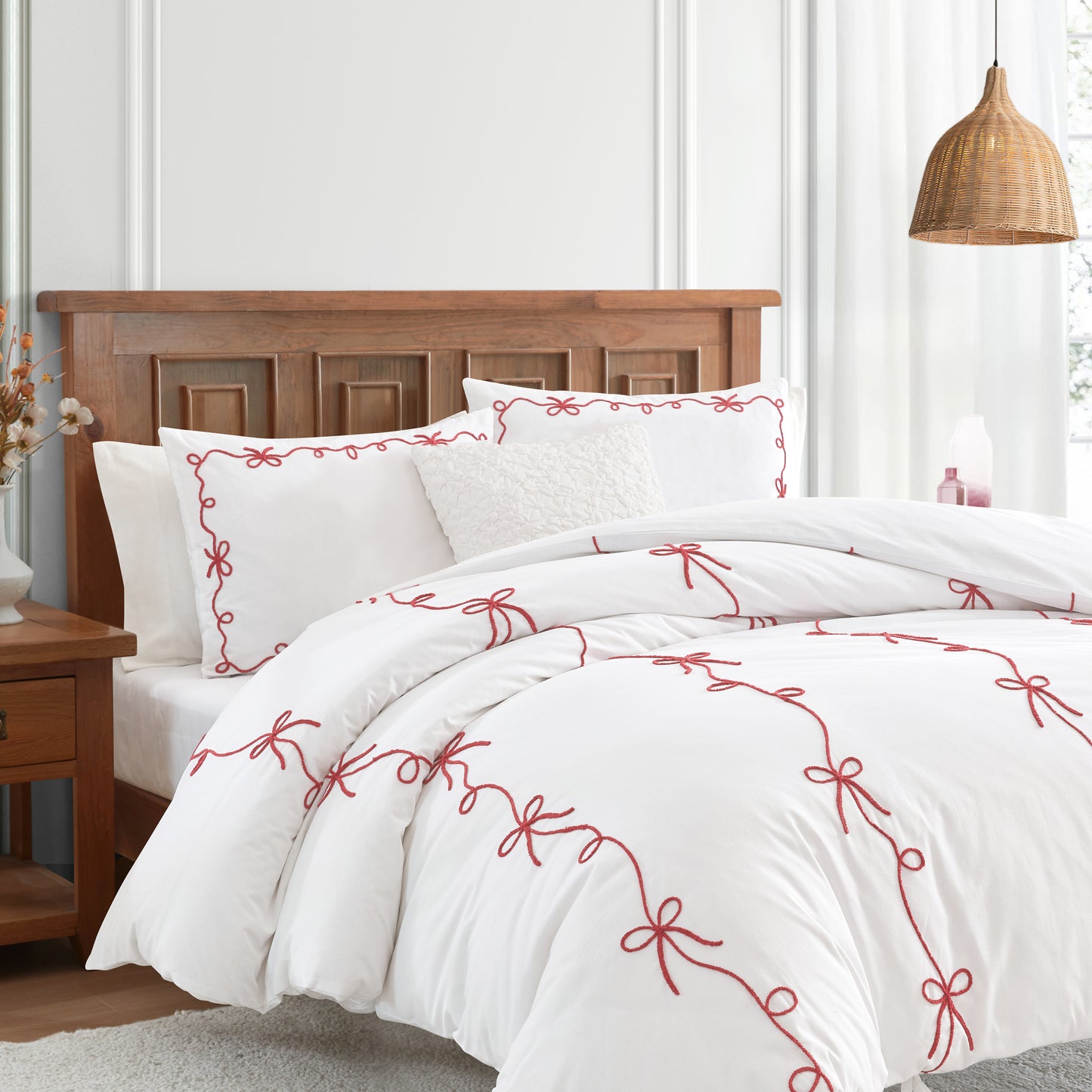 Peri Home Sasha Bows Duvet Set Collection