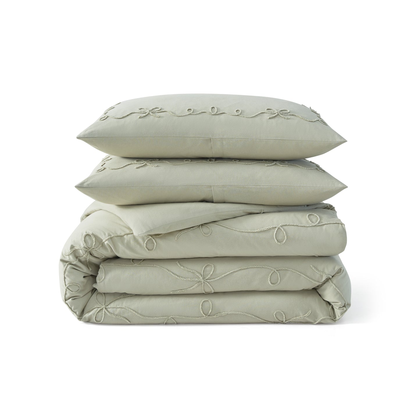 Peri Home Sasha Bows Duvet Set Collection