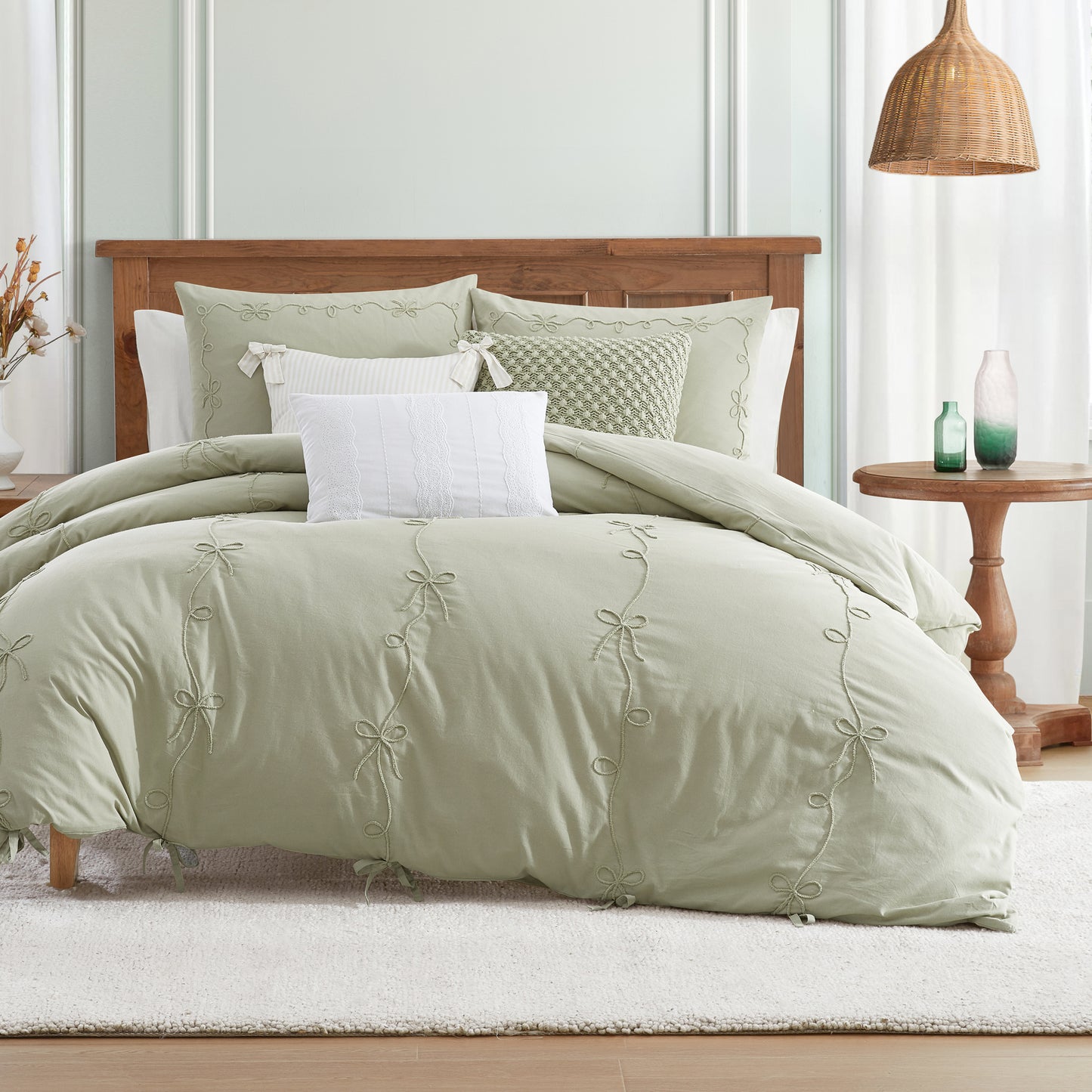 Peri Home Sasha Bows Duvet Set Collection
