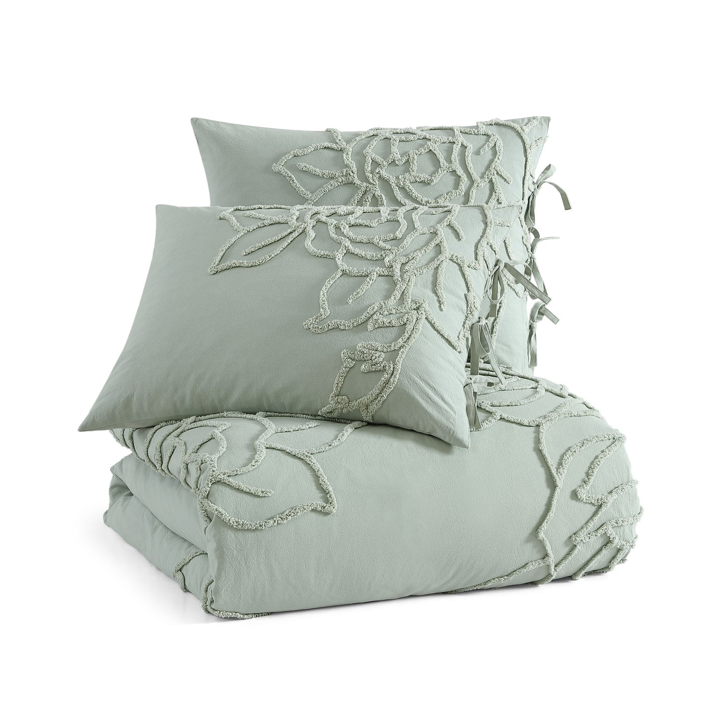 Peri Home Chenille Rose Duvet Set
