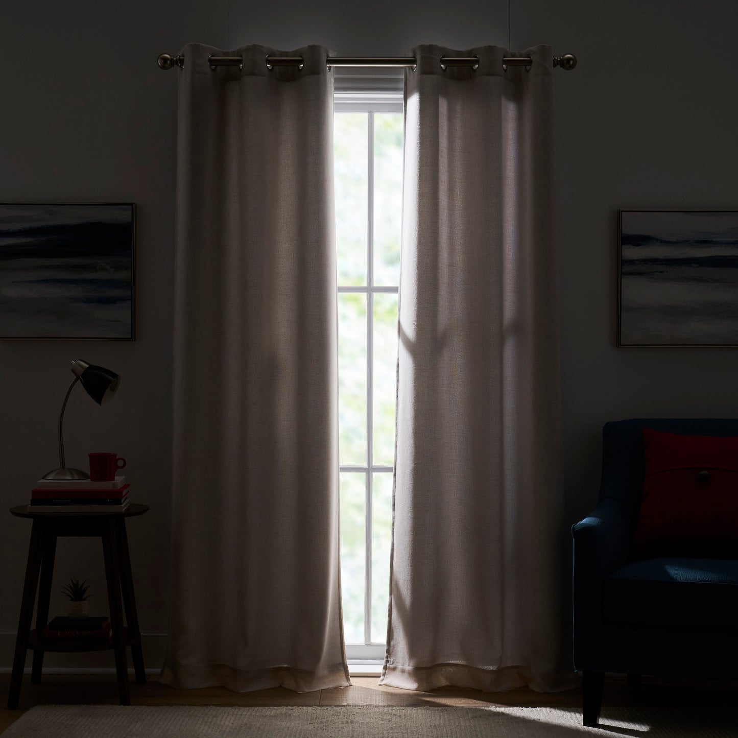Tommy Hilfiger Hudson Room Darkening Curtain Panel Pair