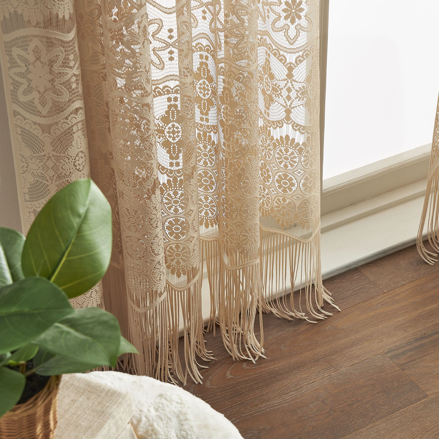 Curtainworks Boho Lace Curtain Panel
