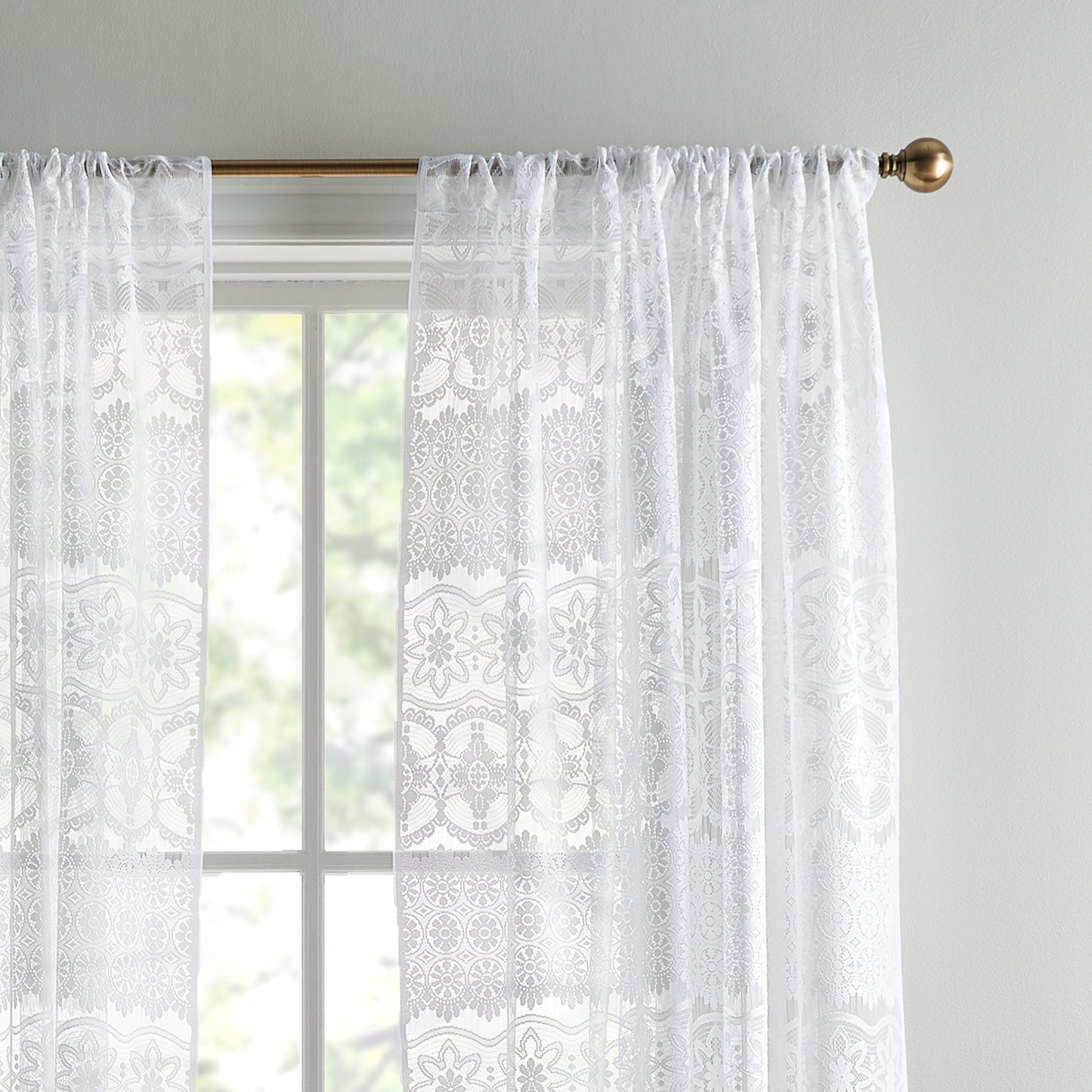 Curtainworks Boho Lace Curtain Panel