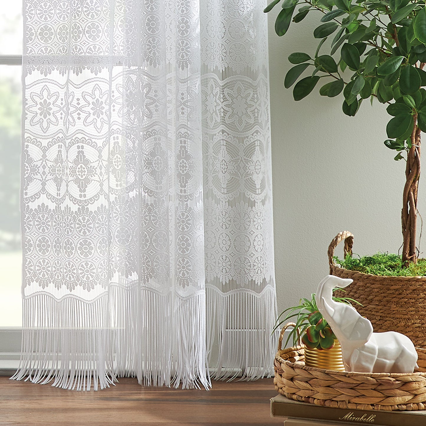 Curtainworks Boho Lace Curtain Panel