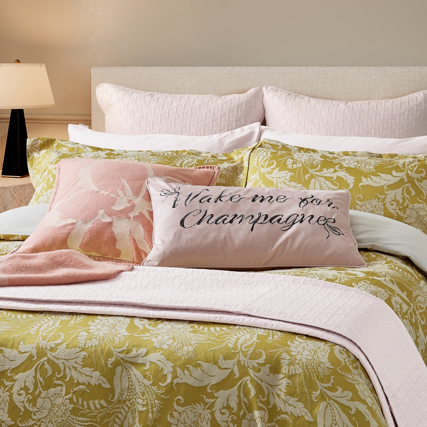Ted Baker Wake Me Up For Champagne Decorative Pillow