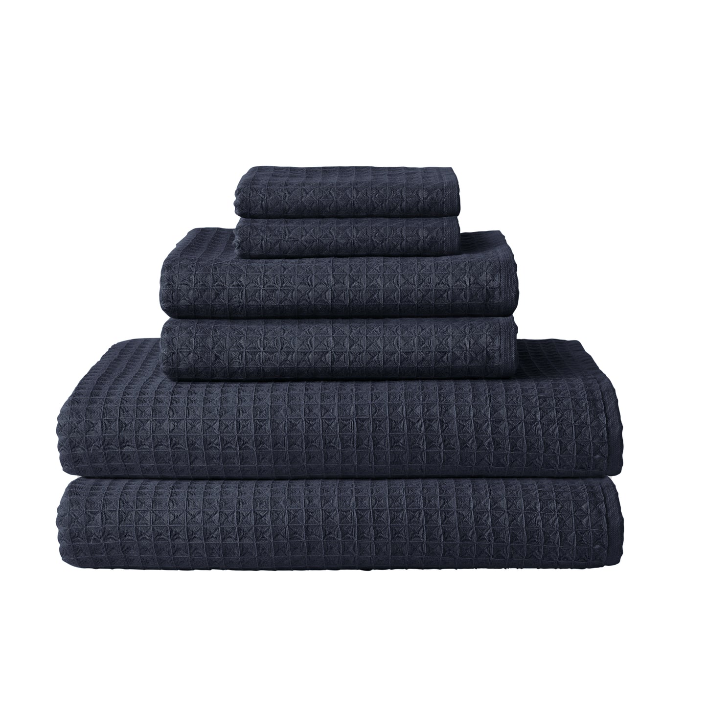Uchino Waffle Twist 6 Piece Towel Set