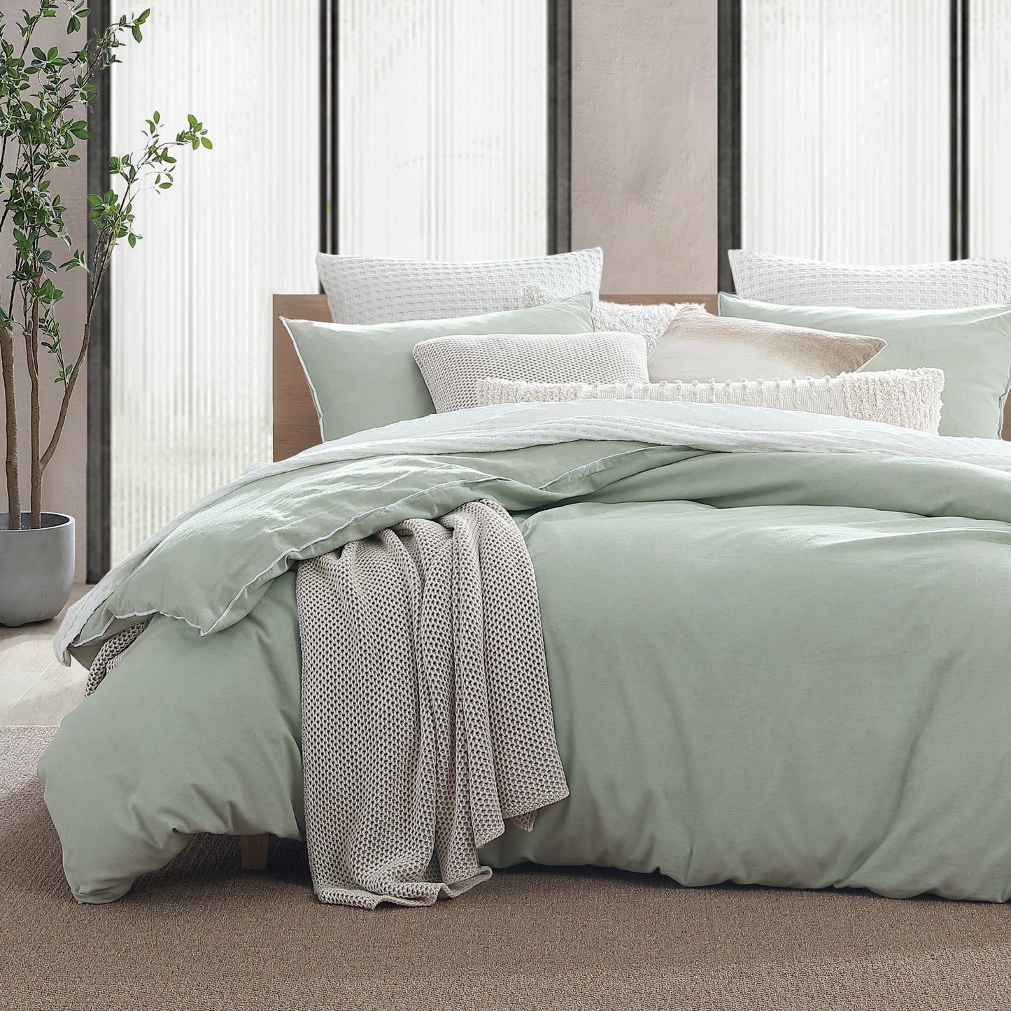 DKNY Pure Washed Linen Duvet Set
