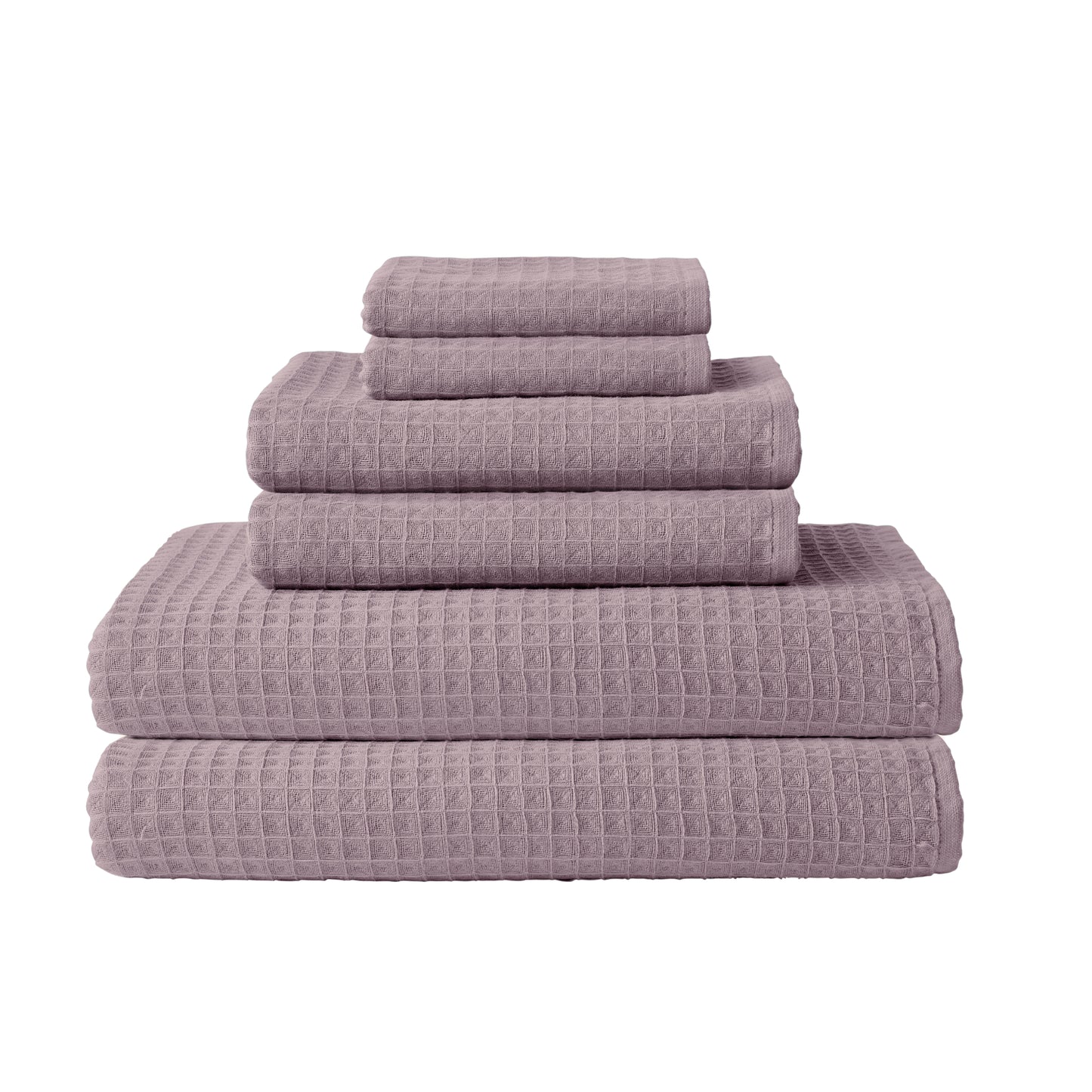 Uchino Waffle Twist 6 Piece Towel Set
