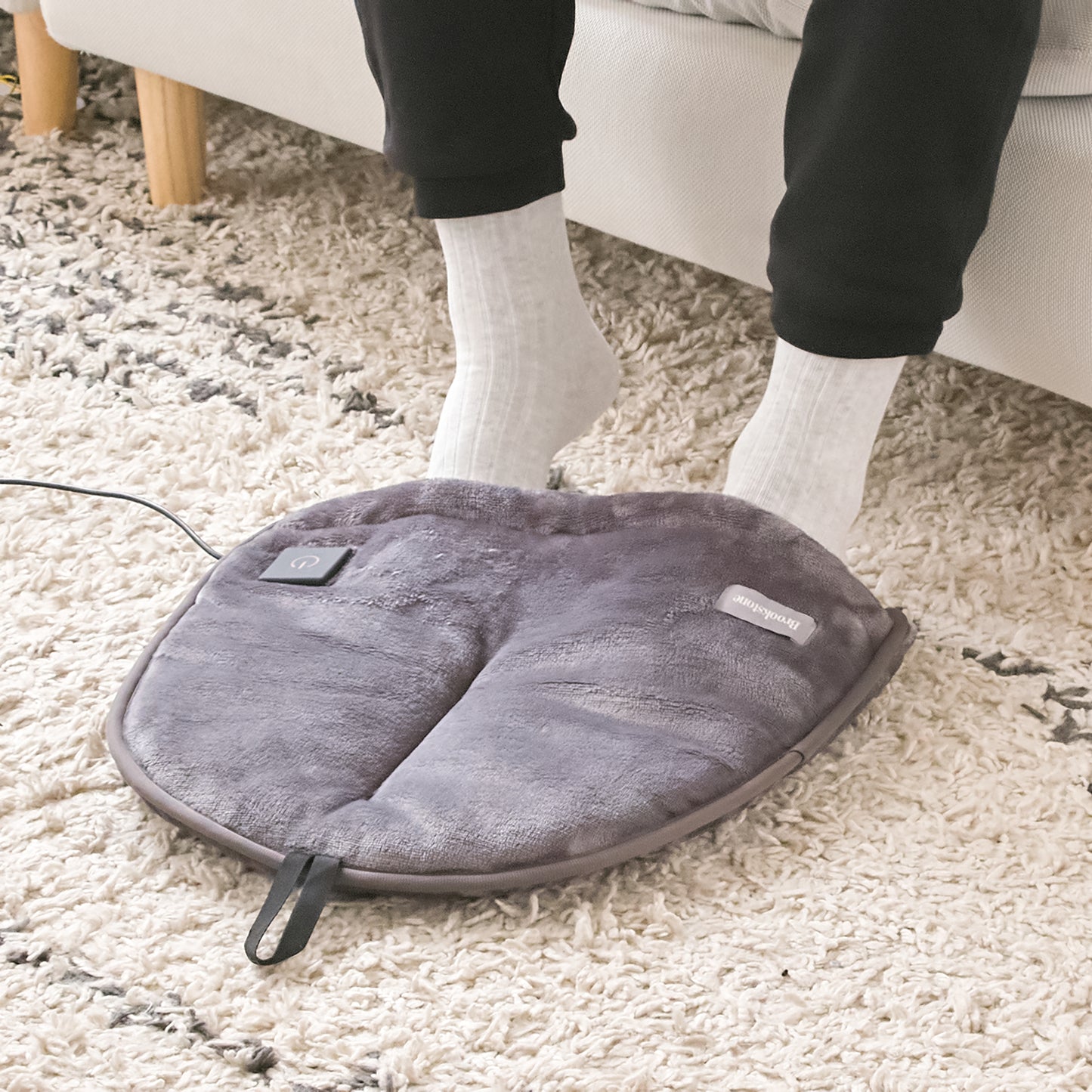 Brookstone Plush Foot Warmer