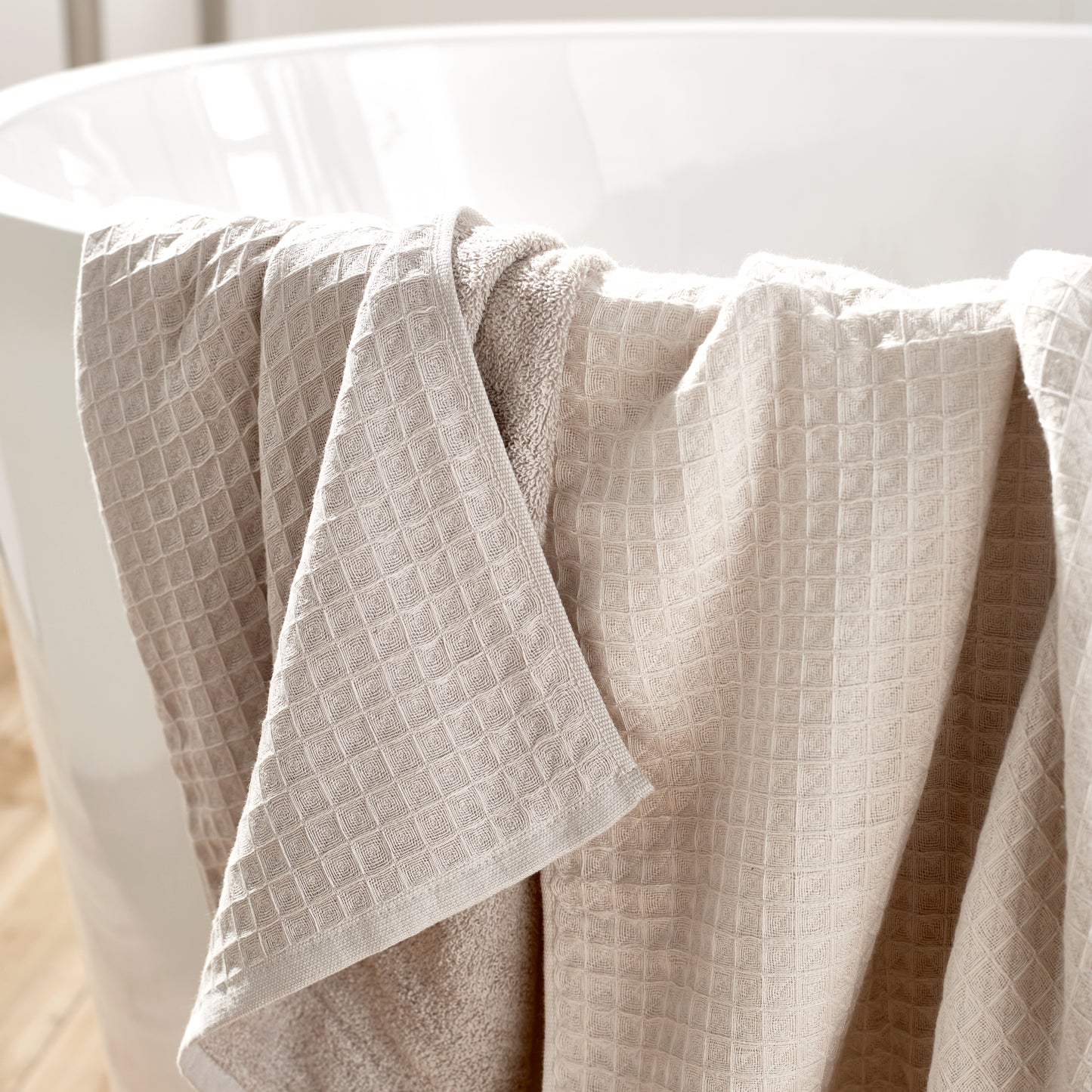 Uchino Waffle Twist 6 Piece Towel Set