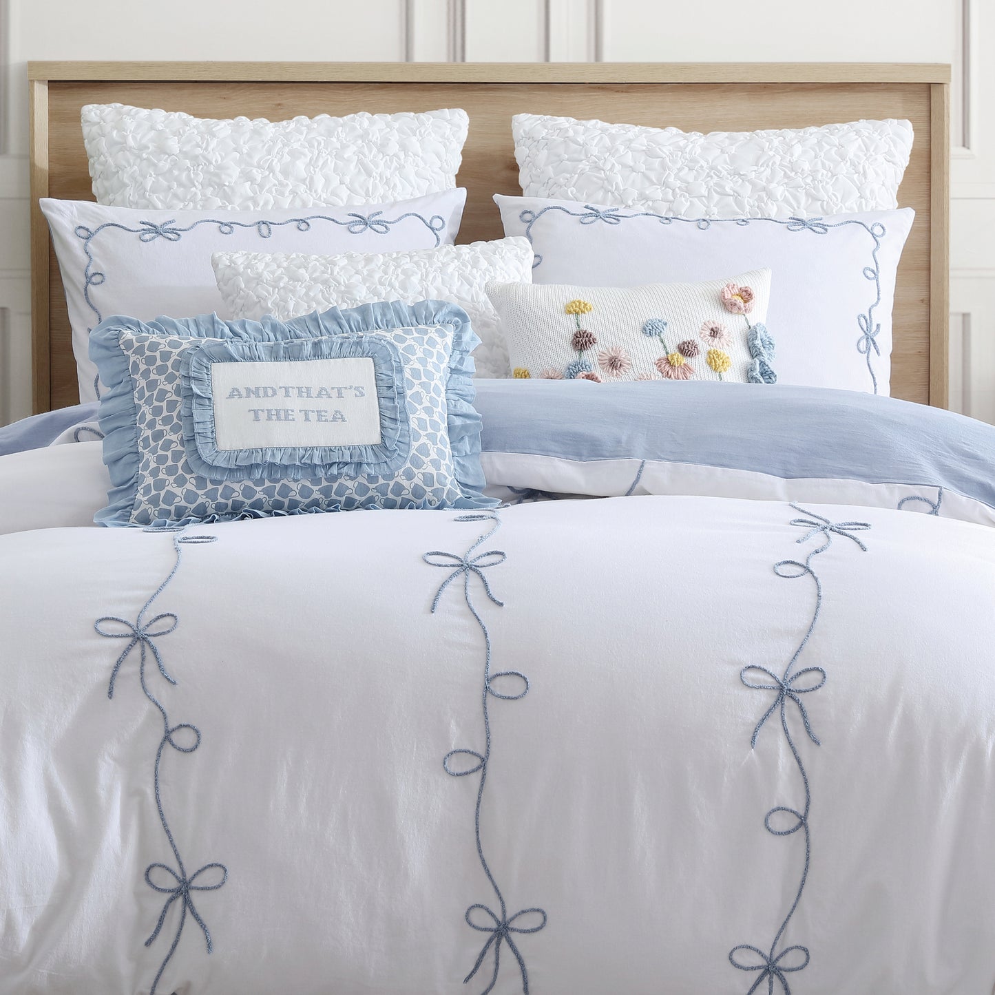 Peri Home Sasha Bows Duvet Set Collection