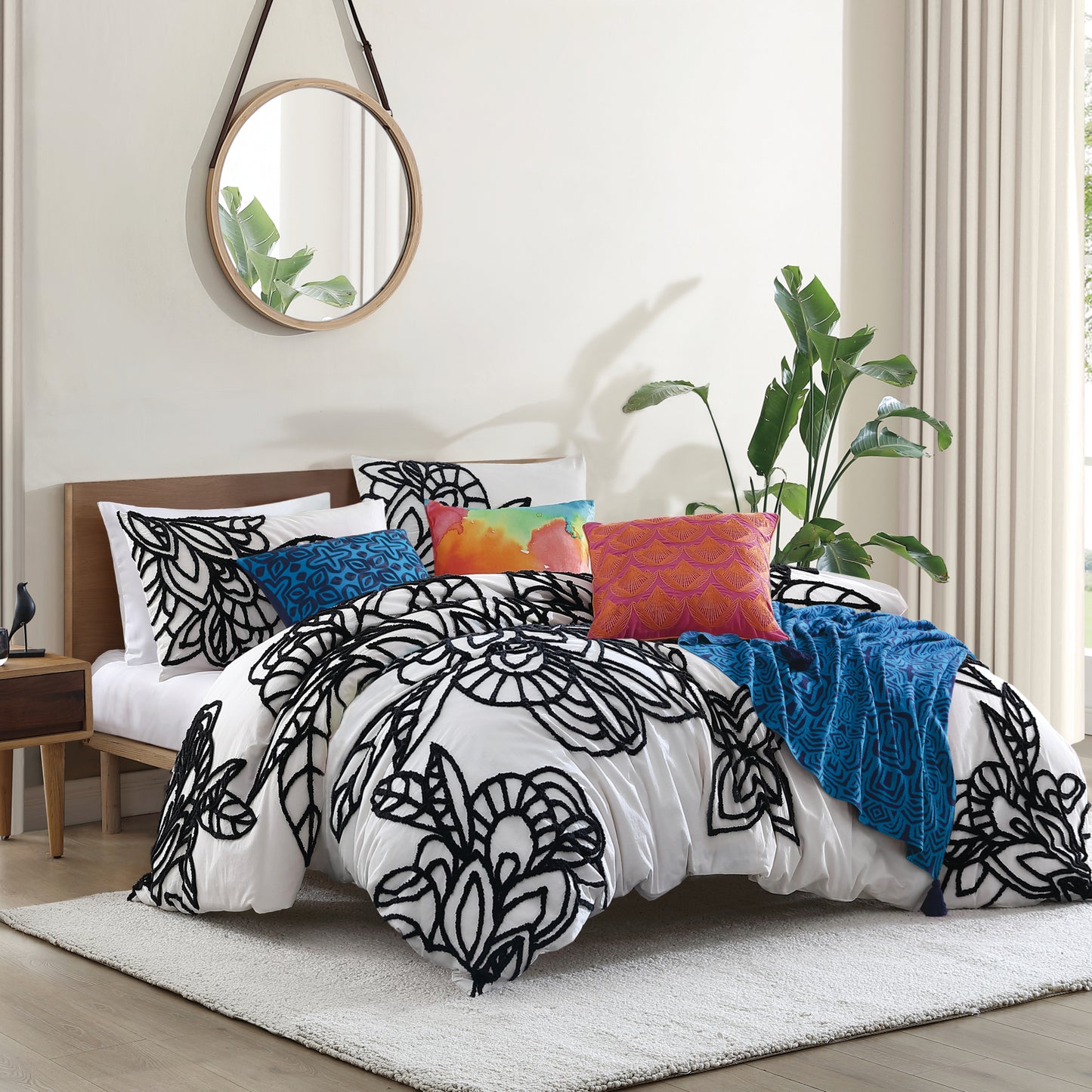 Rochelle Porter Wild Out Tufted Duvet Set