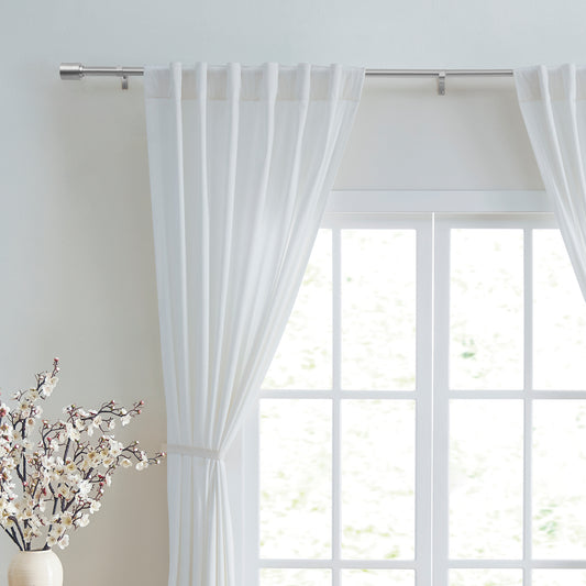 DKNY Fin Curtain Rod Set
