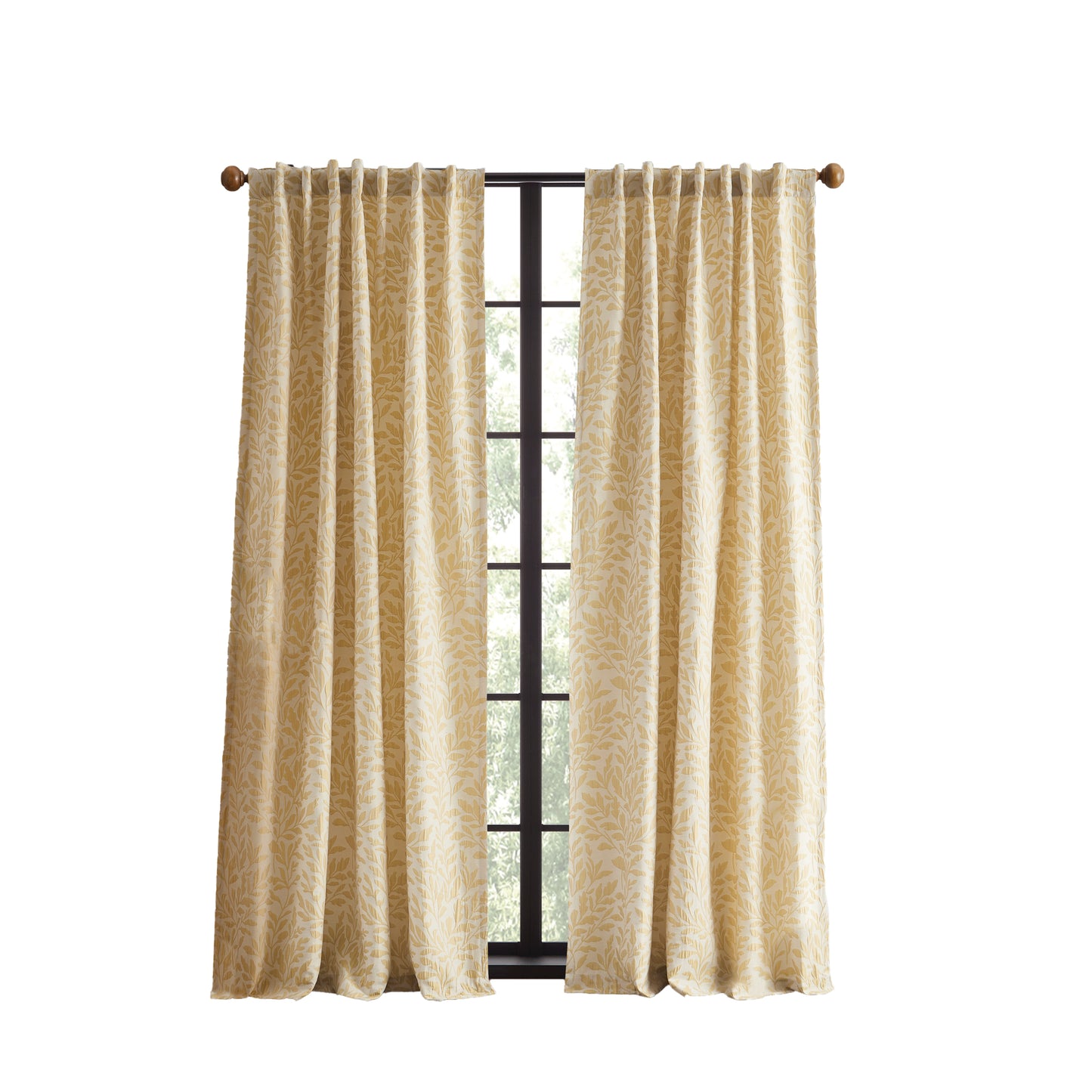 Martha Stewart Vineyard Curtain Panel Pair